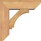 Ekena Millwork Imperial Slat Smooth Bracket w/ Offset Brace, Western Red Cedar, 5 1/2"W x 16"D x 16"H BKT0604X16X16IMP06SWR - alternate 3